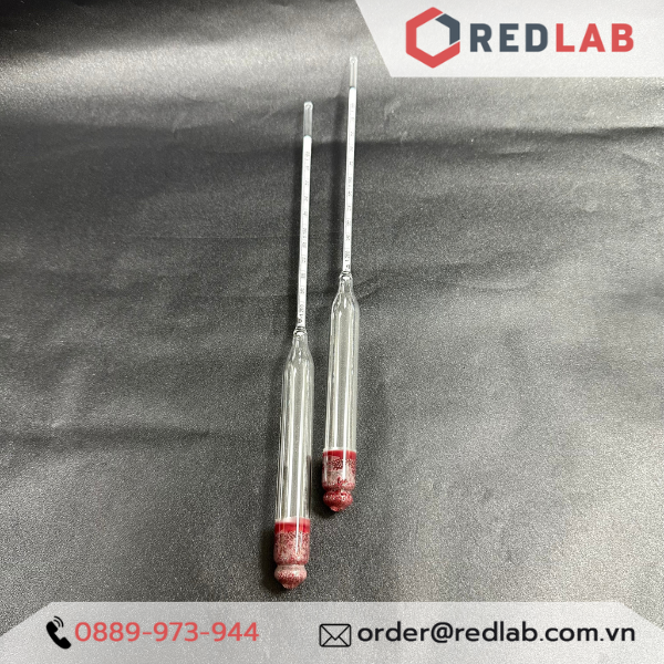 Tỷ trọng kế 1.100-1.200 : 0.001 g/ml Tp 20°C ALLA 3010FG110/20-QP hydrometer, có VAT