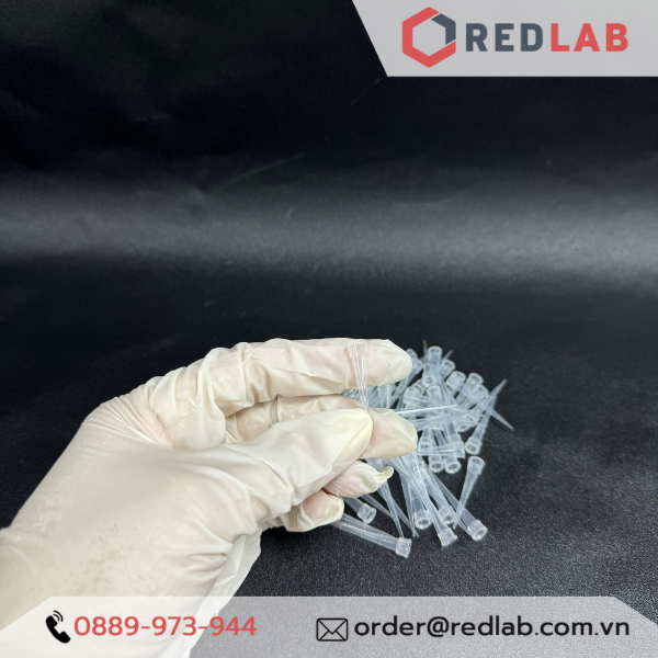 [Gói 1000 cái] Microtips (đầu típ - côn) trắng 10ul, Biologix 20-0010, không RNase & Dnase, endotoxin, có VAT