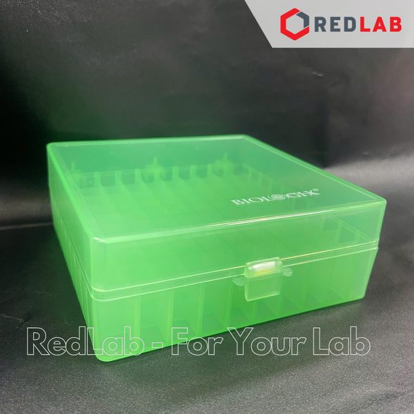 Hộp trữ lạnh 100 vị trí BIOLOGIX 90-9100 có thể đựng vial 1.5ml La-Pha-Pack 141x154x55mm, có VAT