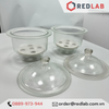 Bình hút ẩm trắng không vòi ONELAB 150 180 210 240 300 350 400 450 mm, dùng lưu trữ, làm khô mẫu thí nghiệm, có VAT