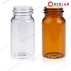 [Bộ 100 cái] ALWSCI Chai thủy tinh vial 20ML 27.5x57mm trắng / nâu + Nắp vặn kín nhựa PP 24-400 septa 1.5mm, có VAT