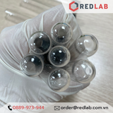 Ống nghiệm có nắp ONELAB Ø 13 16 18 20 25 mm, thuỷ tinh boro 3.3 chịu nhiệt, nắp vặn nhựa PP đen, có VAT