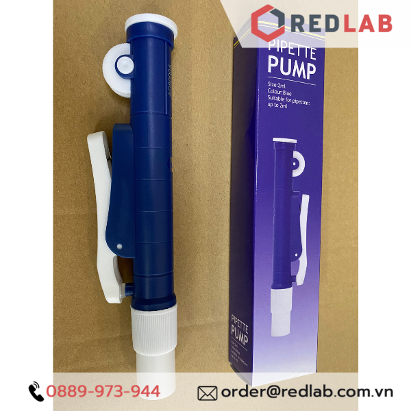 Dụng cụ trợ hút pipet (pipette pump - pipum) PHOENIX Instrument 2ml 5ml 10ml 25ml, trợ hút pipet thuỷ tinh, có VAT