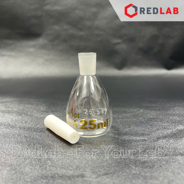 Bình đo tỷ trọng BIOHALL 10 25 50 100 ml class A, Pycnometer thuỷ tinh, nút teflon, có VAT