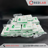 Lam kính hiển vi GREETMED trơn 7102 / nhám 7105 dày 1-1.2mm (hộp 72 cái) microscope slide, có VAT