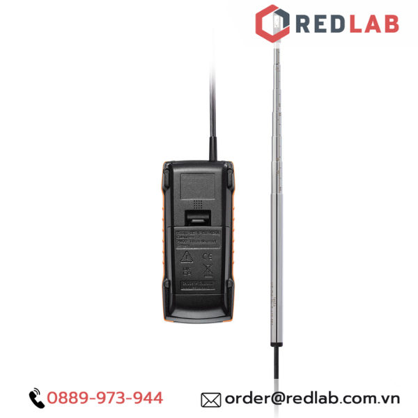 Máy đo vận tốc gió với đầu đo dạng sợi nhiệt Kết nối App TESTO 425 (0563 0425) dải đo 0,01 đến 30 m/s, chính hãng, có VAT