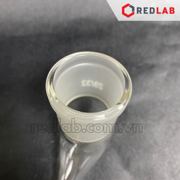 Co sừng bò BIOHALL 1 đầu nhám 29/32, 2 đầu nhám, 2 đầu nhám có hút chân không, adapter hệ chưng cất, thí nghiệm, có VAT