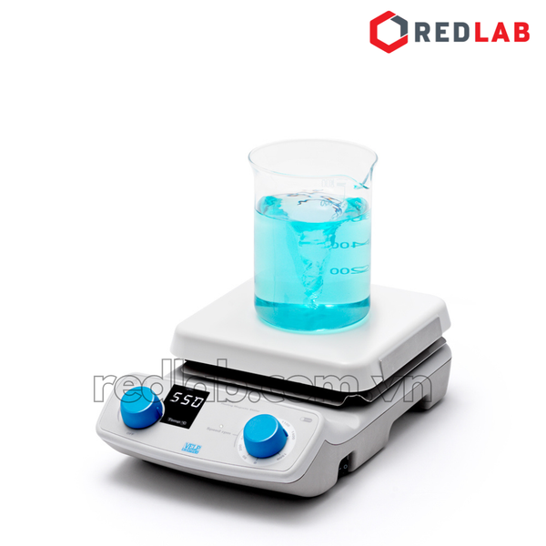 Máy khuấy từ gia nhiệt AREC 7 (F20500551) hãng VELP - Ý, max 1500 vòng/phút 550°C 15 lít (H2O), có VAT