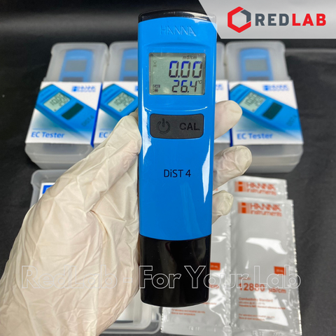 Bút đo Độ dẫn EC và Nhiệt độ thang cao HR Dist 4 Hanna HI98304, giá tốt, có VAT