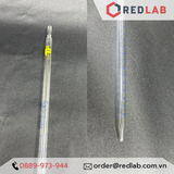  ISOLAB ĐỨC Pipet kẻ thuỷ tinh - pipet chia vạch class AS chất lượng cao dùng trong Lab, 1 2 5 10 20 25 50ml, có VAT 