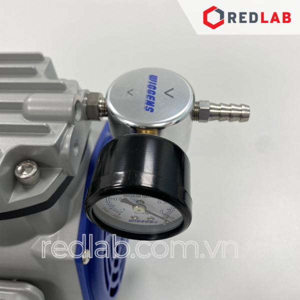 Bơm chân không - không dầu WIGGENS V600 (167600), 60 lít/phút, 100mbar, cho thí nghiệm vi sinh... BH 12T, có VAT