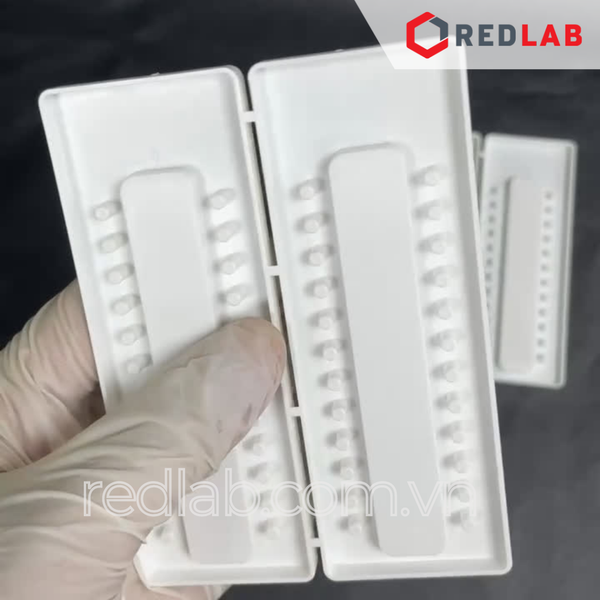 Đĩa sáp Wax plates cho ống mao quản ISOLAB 088.03.001, đánh số 24 lỗ, có VAT