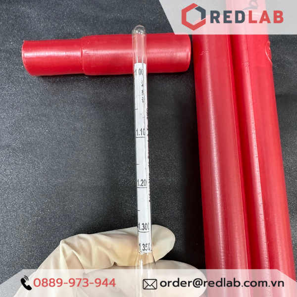 Baume kế thuỷ tinh Việt Nam thang đo 0-35, 0-70°Bé (kết quả tương đối, mang tính tham khảo) có VAT