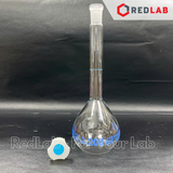 Bình định mức trắng ISOLAB Class A 5 10 20 25 50 100 200 250 500 1000 2000 ml nút nhựa, có VAT