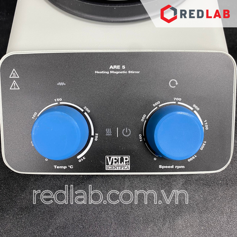 Máy khuấy từ gia nhiệt ARE 5 (F20500560) hãng Velp, xuất xứ Ý, bao gồm thanh từ, khuấy lên đến 15 lít, có VAT - Redlab