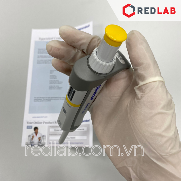 Micropipet đơn kênh Research Plus EPPENDORF điều chỉnh thể tích, hấp autoclave 121°C, 20 phút toàn bộ, có VAT