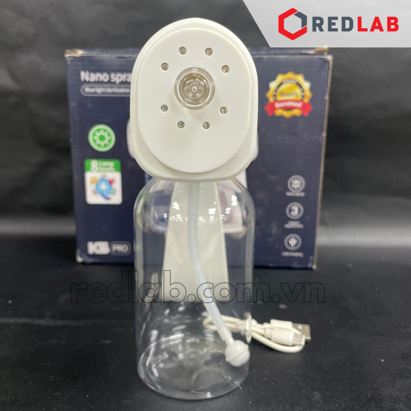 Máy phun sương K5 Pro 380ml dùng xịt khử khuẩn sát trùng, cầm tay tiện lợi, Bảo hành 12T, có VAT