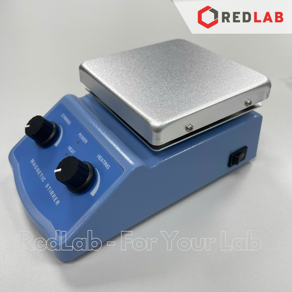 Máy khuấy từ gia nhiệt ONELAB 1L (H2O) / 3L (H2O) model ONE-HS-12 / ONE-HS-17, mặt khuấy vuông 12cm / 17cm, có VAT