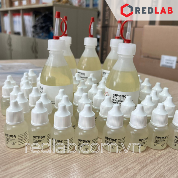 Dầu soi kính hiển vi OPTIKA - Ý 10ml (15008), 100ml (15009) có VAT