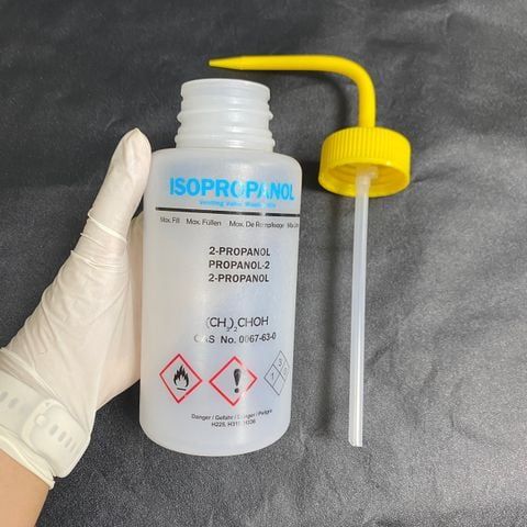 Bình tia nhựa đựng dung môi ONELAB 250 500 ml nhãn Ethanol, Acetone, Methanol, Isopropanol, có VAT