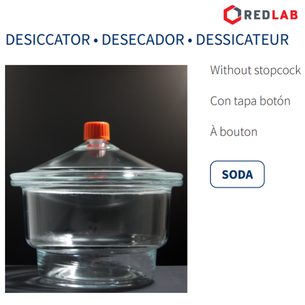 Bình hút ẩm NORMAX Bồ Đào Nha có & không có vòi 150 200 250 300 mm, có VAT