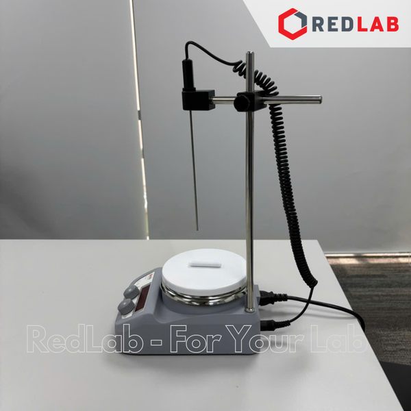 Máy khuấy từ gia nhiệt DLAB MS-H280-Pro (8130101212) max 1500 rpm, 280°C, 3 lít H2O, gồm sensor nhiệt, màn hình LED, có VAT