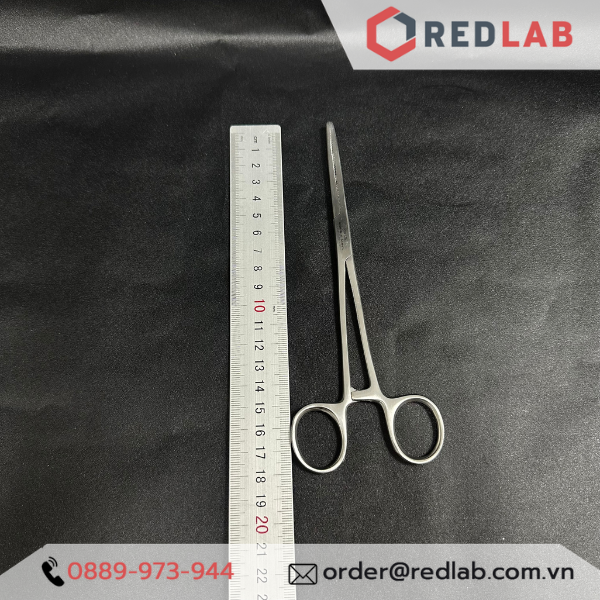 Pen / panh kẹp thẳng / cong Pakistan 12 14 16 18 20 24 cm, không mấu, có gờ, dùng trong lab thí nghiệm, có VAT