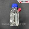 Chai trung tính thủy tinh 2 cổ SCILAB 500 1000 2000 ml nắp vặn GL45 & GL18, thuỷ tinh boro 3.3, có VAT