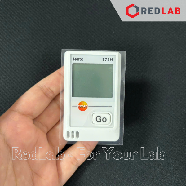 Máy đo ghi nhiệt độ, độ ẩm TESTO 174 H trắng (0572 1741 01) nhiệt ẩm kế tự ghi mini với USB-C và phần mềm, có VAT