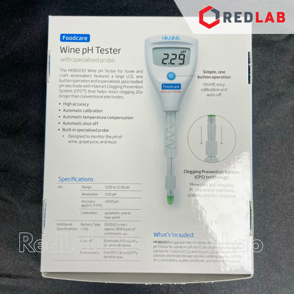 Bút đo pH trong rượu Hanna HI981033, giá tốt, có VAT