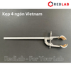 Giá đỡ, khóa đôi, kẹp 3 càng, kẹp cổ bình cầu, sinh hàn, kẹp buret đơn / đôi dùng cho các thí nghiệm hoá học, có VAT