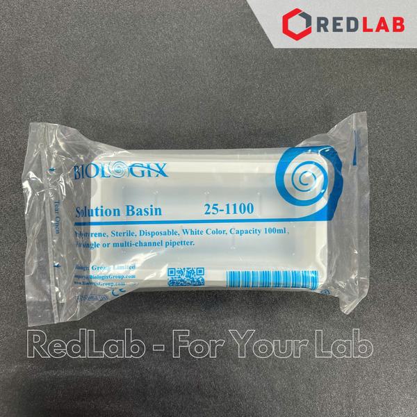 Đĩa V đựng mẫu cho Micropipet BIOLOGIX 25 55 100 ml, Individually sterile, nhựa PS trắng, có VAT