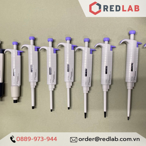 Micropipet hấp tiệt trùng PHOENIX Instrument 0.1-2.5 0.5-10 2-20 5-50 10-100 20-200 ul, 0.1-1 0.5-5 1-10 ml, có VAT