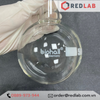 Bình cầu đáy tròn cổ trơn BIOHALL 50 100 250 500 ml 1L 2L 3L 5L 10L 20L, mark trắng, có VAT