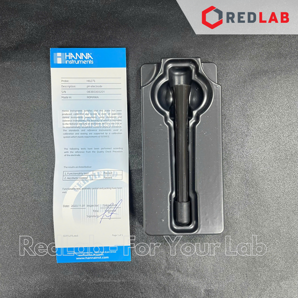 Điện Cực Thủy Tinh Đo pH Cho Bút Đo Hanna HI1271, giá tốt, có VAT