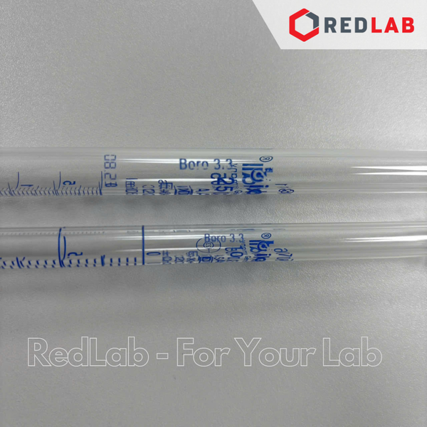 Buret thủy tinh trắng BIOHALL khóa nhựa PTFE 10 25 50 100 ml, Class AS, có VAT