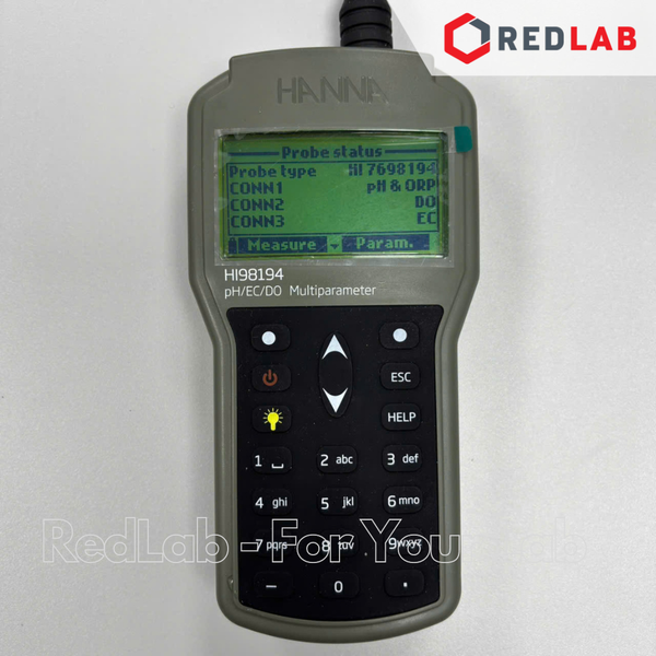 Máy đo TDS / pH / ORP / EC / Độ Mặn / DO / Áp Suất / Nhiệt Độ cầm tay Hanna HI98194, giá rốt, có VAT
