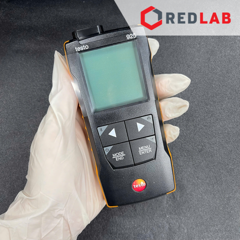 Máy đo nhiệt độ 1 kênh (TC loại K) - Kết nối App -50 đến +1000 °C - Đức - Testo 925, chính hãng, BH 12T, có VAT - redlab