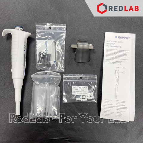 Micropipette đơn kênh hấp tiệt trùng HIRSCHMANN Labopette 0.1-3 0.5-10 2-20 10-100 20-200 100-1000 ul 0.5-5 1-10 ml, có VAT