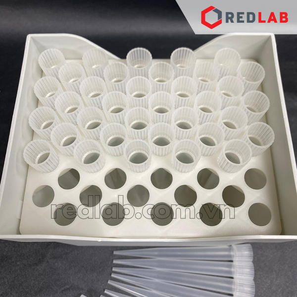 [Hộp 50 cái] Microtips (đầu típ - côn) trắng 5.000ul = 5ml Aptaca - 6001/ON, dạng Hirschmann, có VAT