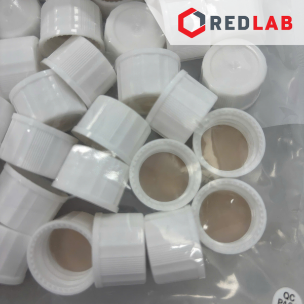 [Bộ 100 cái] ALWSCI Chai thủy tinh vial 10ML 22x52mm trắng / nâu + Nắp vặn kín nhựa PP 18-400 septa 1.5mm PTFE / silicone