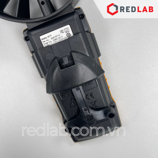 Máy đo vận tốc gió dạng cánh quạt 100 mm kết nối App TESTO 417 (0563 0417) dải đo 0,3 đến 20 m/s, chính hãng, có VAT