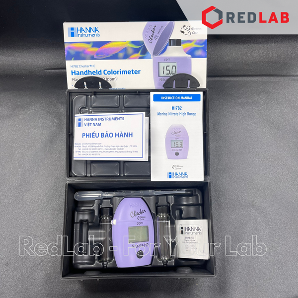 Máy đo Nitrat thang cao cho nước mặn Hanna HI782, giá tốt, có VAT