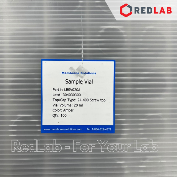 [Bán lẻ] MEMBRANE SOLUTIONS Chai thủy tinh vial 20ML 40ML trắng / nâu + Nắp vặn kín 24-400 septa 1.5mm, có VAT