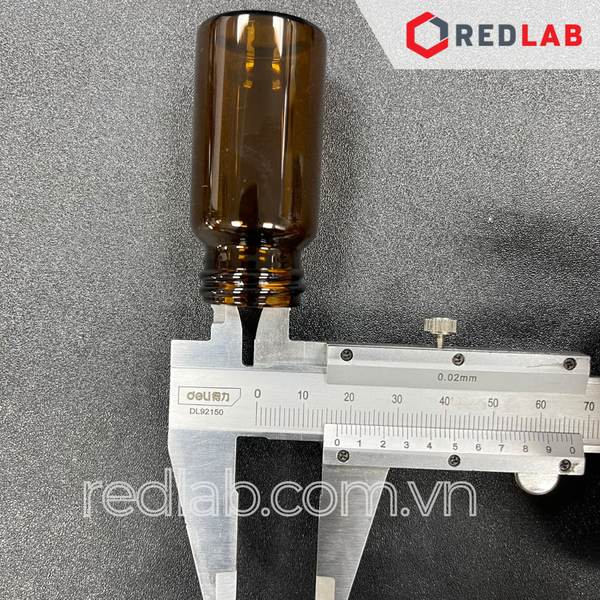 [Bộ 100 cái] MEMBRANE SOLUTIONS Chai thủy tinh vial 20ML 40ML trắng / nâu + Nắp vặn kín 24-400 septa 1.5mm, có VAT