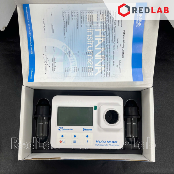 Máy Đo Đa Chỉ Tiêu Dùng Cho Thủy Sản Nước Mặn Có Kết Nối Bluetooth Hanna HI97115, giá tốt, có VAT