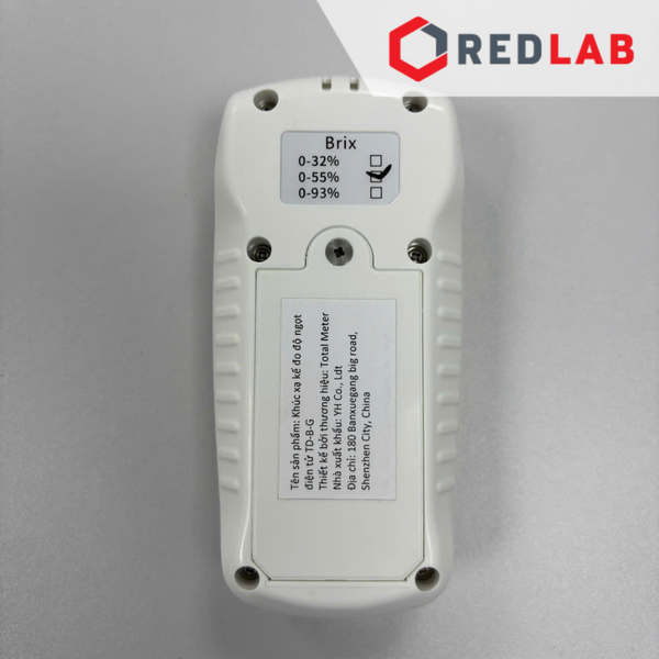 Khúc xạ kế đo độ ngọt điện tử Top Meter TD-B-G 0-55% Brix ±0.2%, 10-40°C ±1°C, có VAT