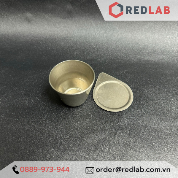 Chén Niken có nắp ONELAB 30ml 50ml, chén nung mẫu thí nghiệm chịu nhiệt độ cao, có VAT