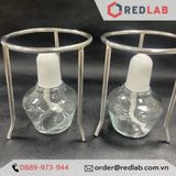Kiềng nung 3 chân inox Ø 10cm cao 13cm, dùng đun với ngọn lửa đèn cồn trong thí nghiệm, trường học, có VAT