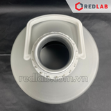 Bình nhôm 5L (tổng dung tích 6.2L) nắp khóa nhựa trắng, có nắp đệm hạn chế bay hơi, có quai xách, Ø175x320mm, có VAT